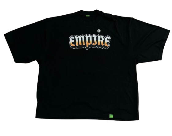 Empire Drop Shoulder Tee (Black)